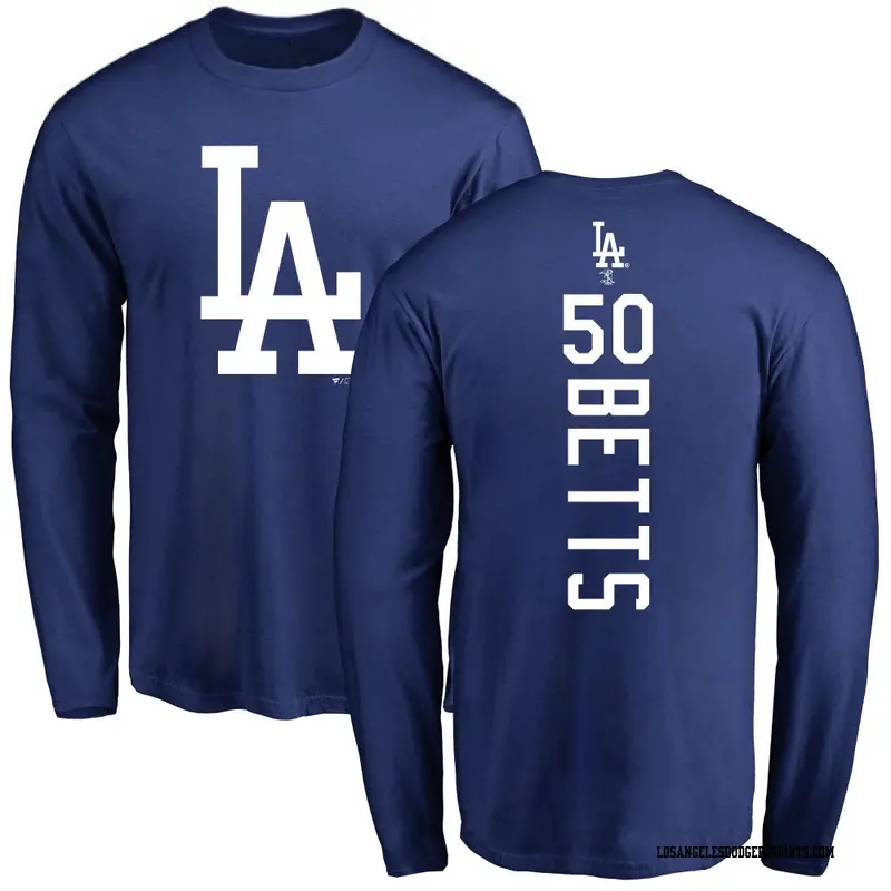 Men's Freddie Freeman Los Angeles Dodgers Backer Long Sleeve T-Shirt - Royal