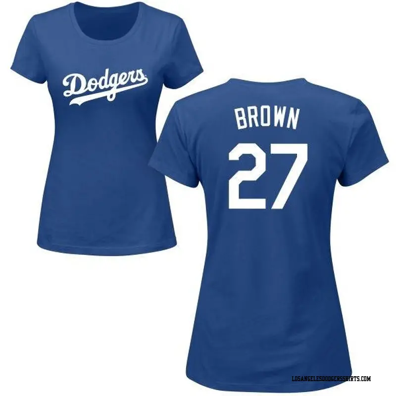 Men's Kevin Brown Los Angeles Dodgers Backer T-Shirt - Royal