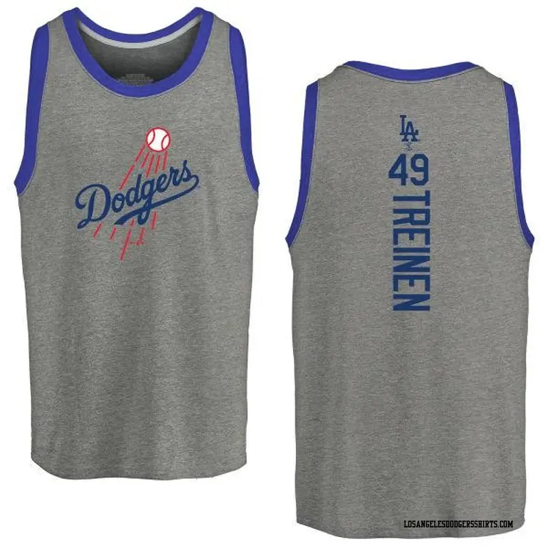 Men's Blake Treinen Los Angeles Dodgers Backer T-Shirt - Ash